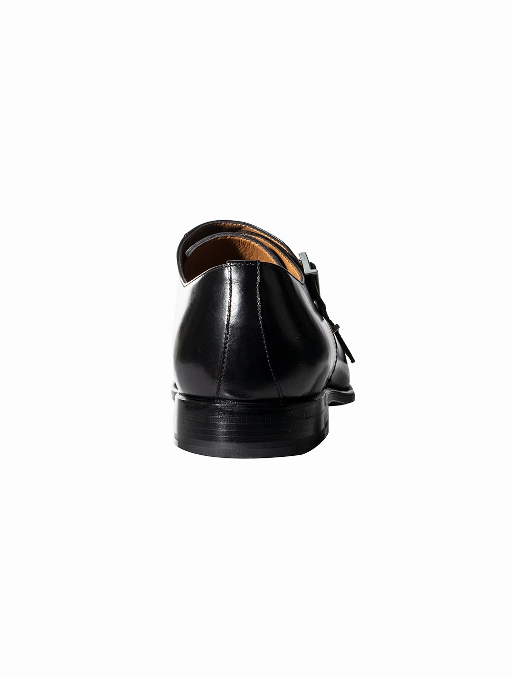 Genova Double Monk Shoe Black