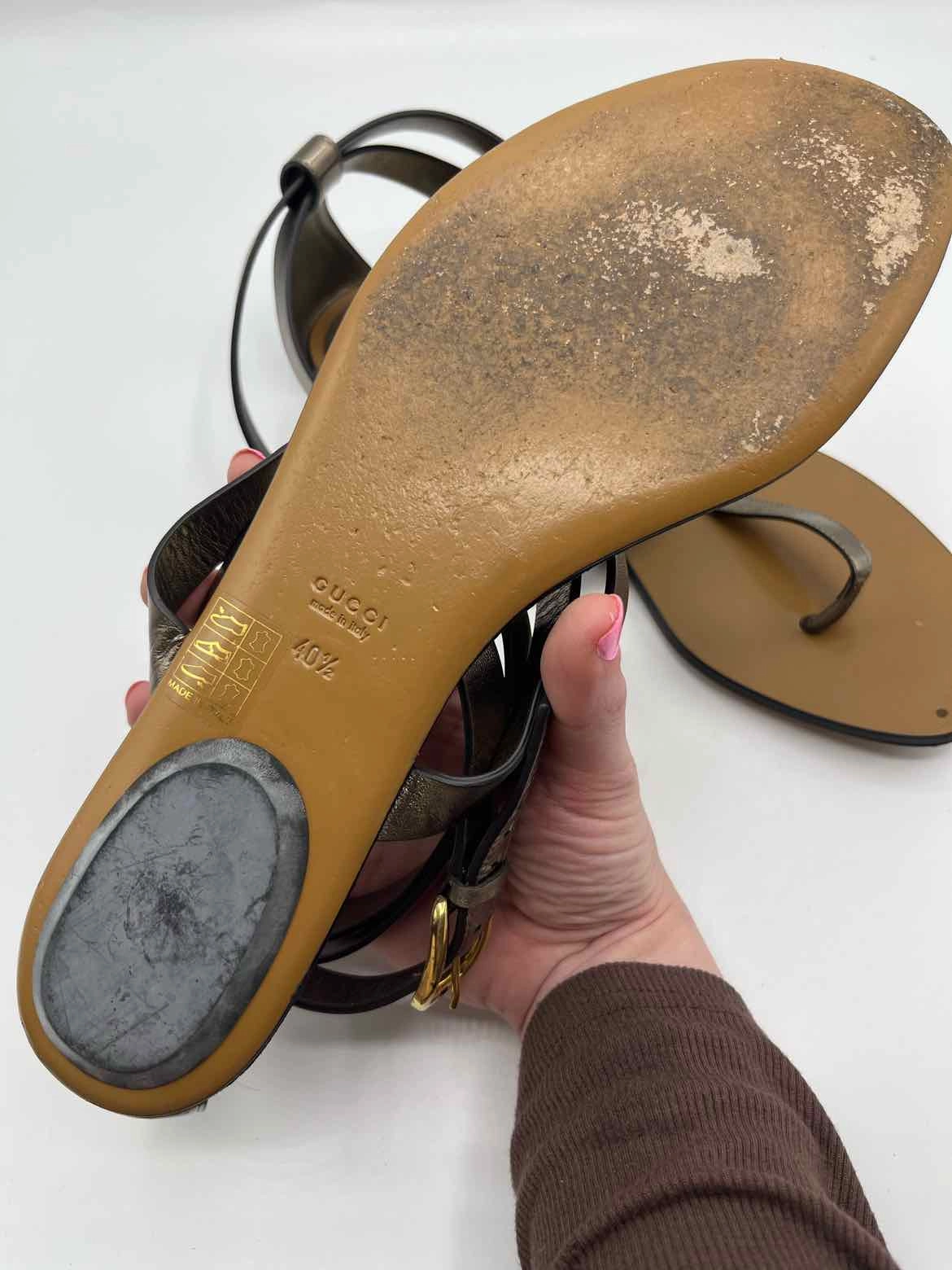 Gucci Bronze Size 40.5 Shoes