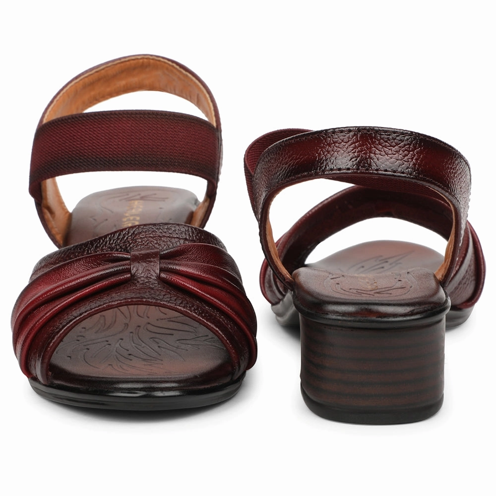 Healers Cherry Casual Block Heel Sandal For Women TLO-104 By Liberty
