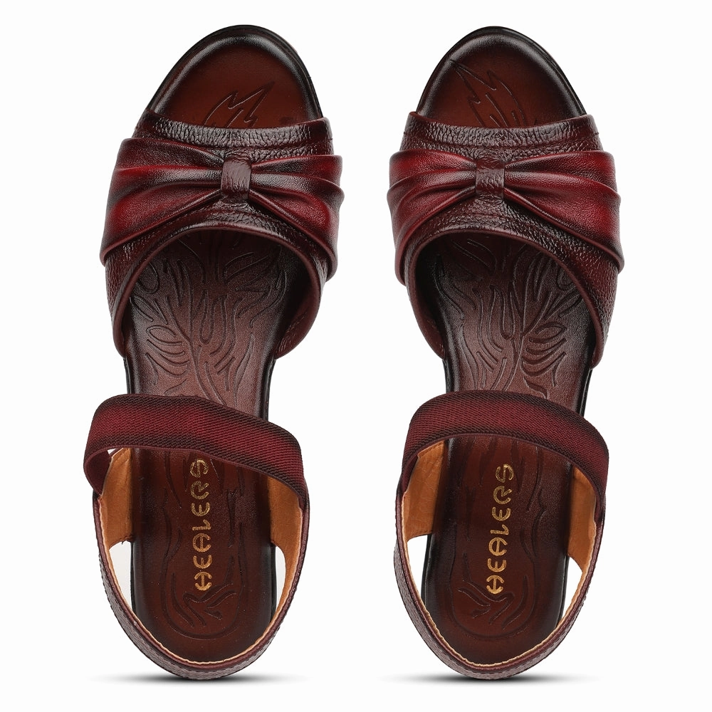 Healers Cherry Casual Block Heel Sandal For Women TLO-104 By Liberty