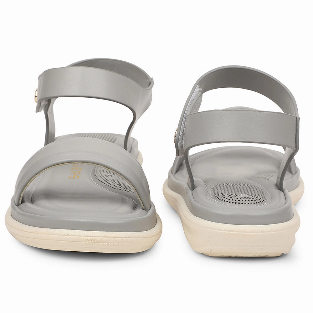 Healers Grey Casual Flat Sandal For Women SSAL-1 By Liberty