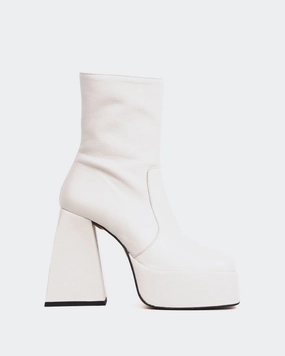 Hippie Off White Leather