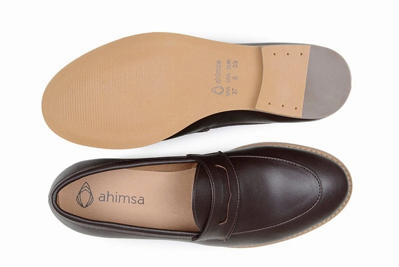 Irene Women's Vegan Leather Loafers | Coffee