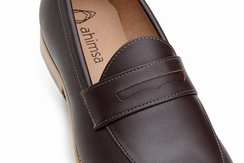 Irene Women's Vegan Leather Loafers | Coffee