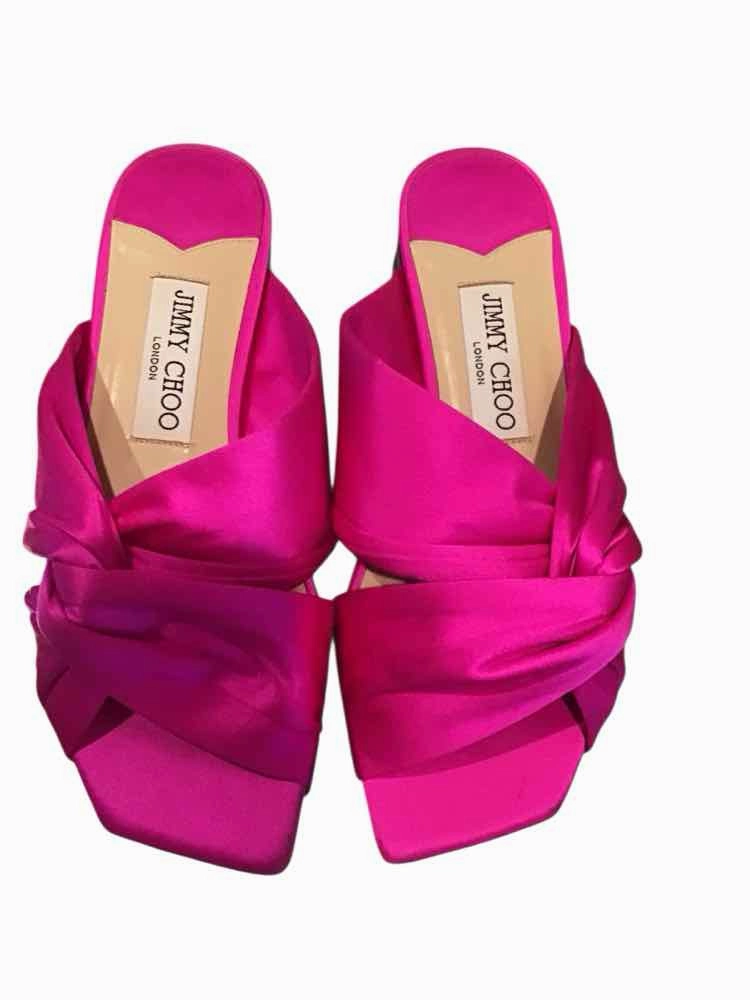Jimmy Choo Magenta Size 35 Sandals