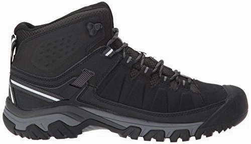 KEEN Herren Targhee EXP MID WP Trekking-& Wanderstiefel. Schwarz (Black/Steel Grey Black/Steel Grey)