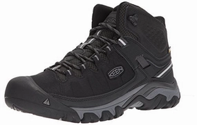 KEEN Herren Targhee EXP MID WP Trekking-& Wanderstiefel. Schwarz (Black/Steel Grey Black/Steel Grey)