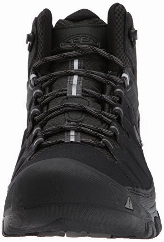 KEEN Herren Targhee EXP MID WP Trekking-& Wanderstiefel. Schwarz (Black/Steel Grey Black/Steel Grey)
