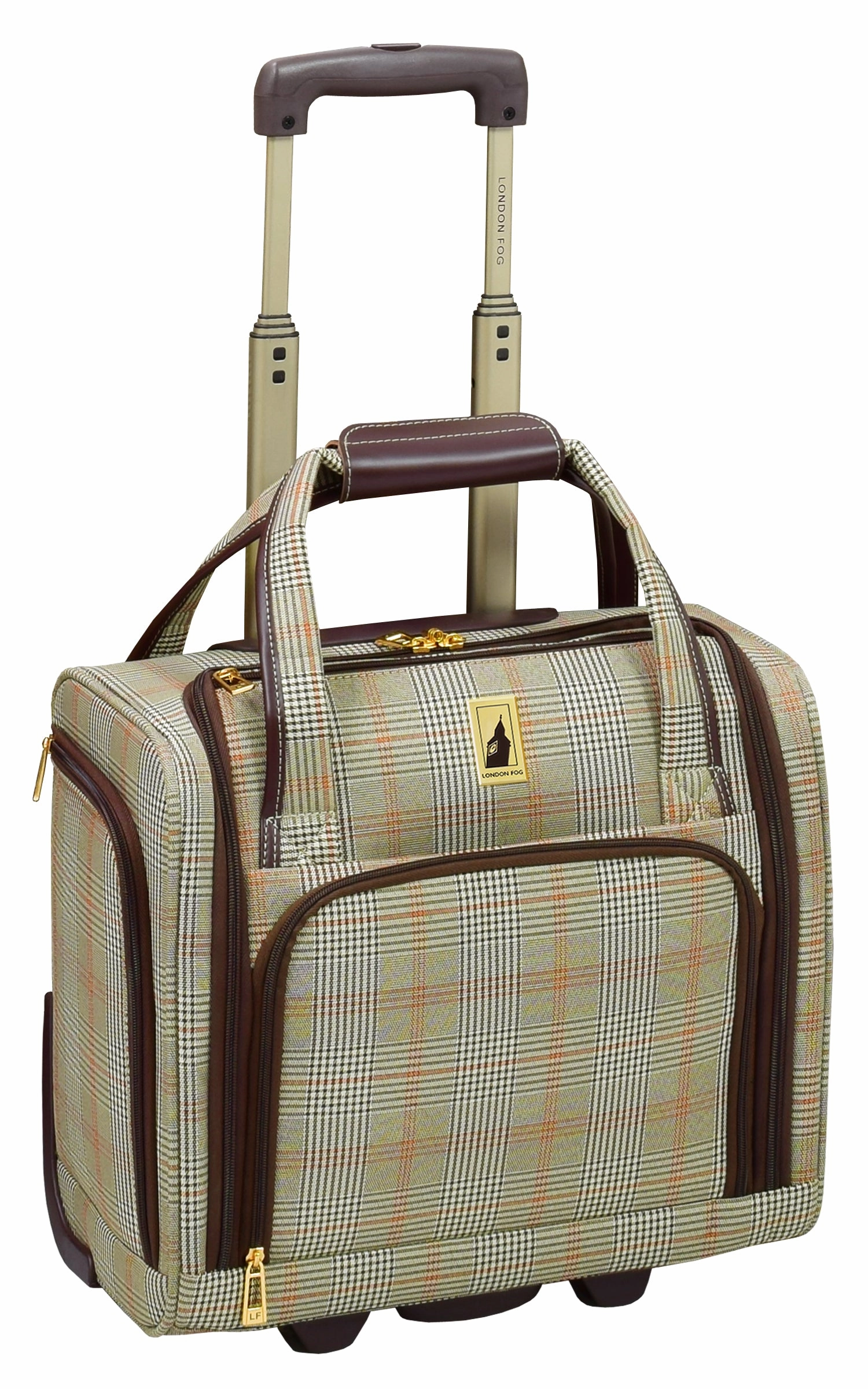 London Fog Knightsbridge 15" 2-Wheel Under The Seat Bag