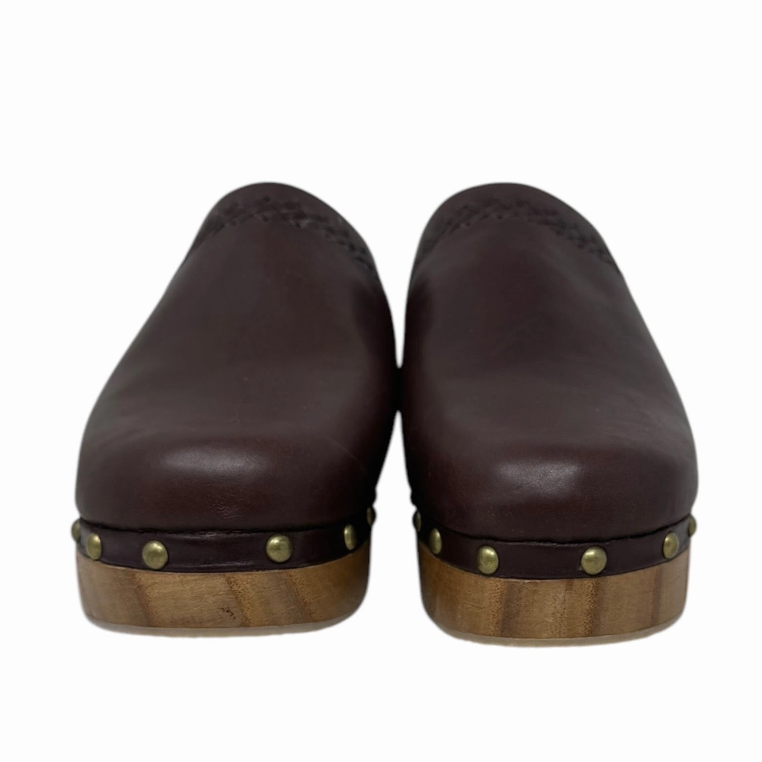 Malibu Leather Clogs By Bali Elf In Dark Brown, Size: 9