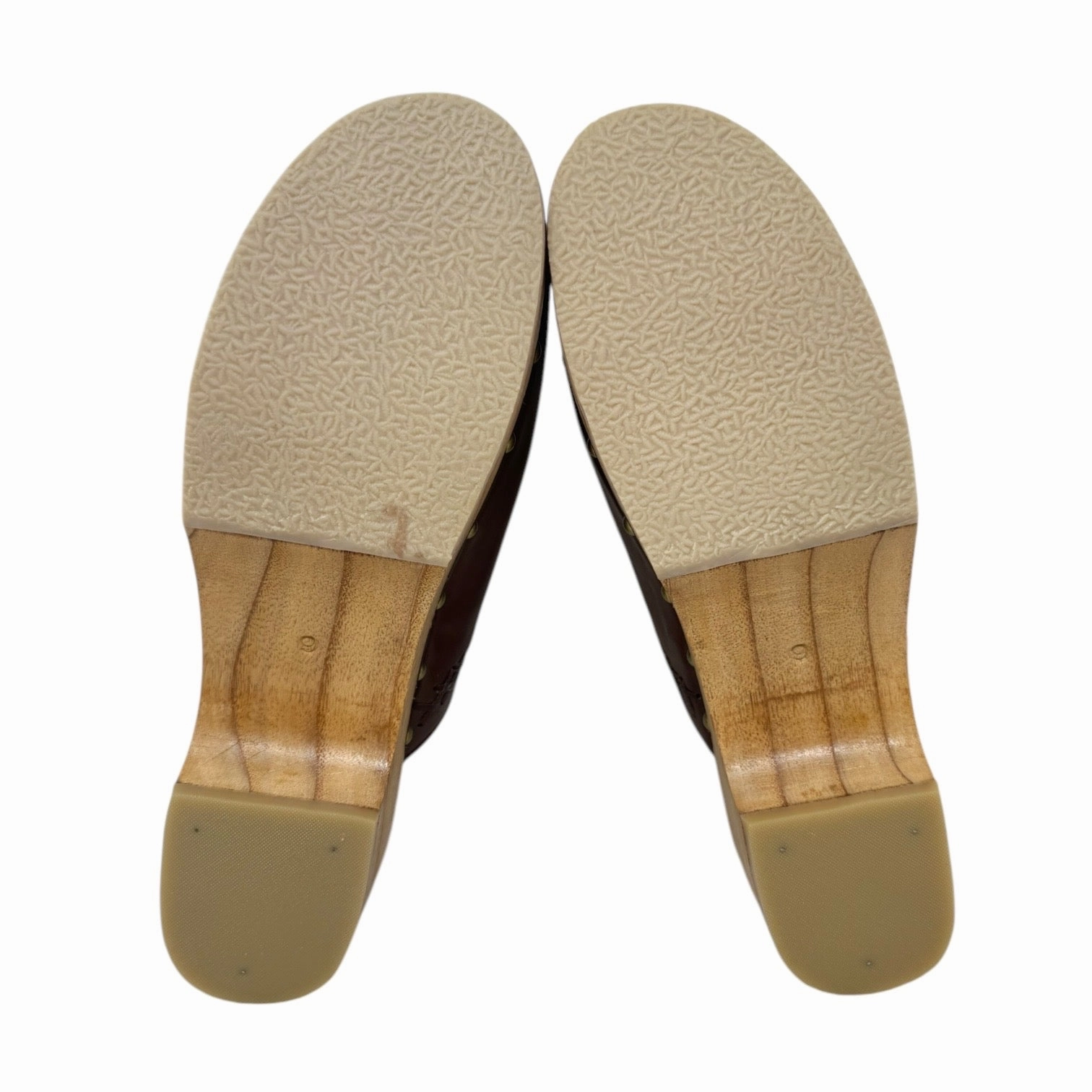Malibu Leather Clogs By Bali Elf In Dark Brown, Size: 9