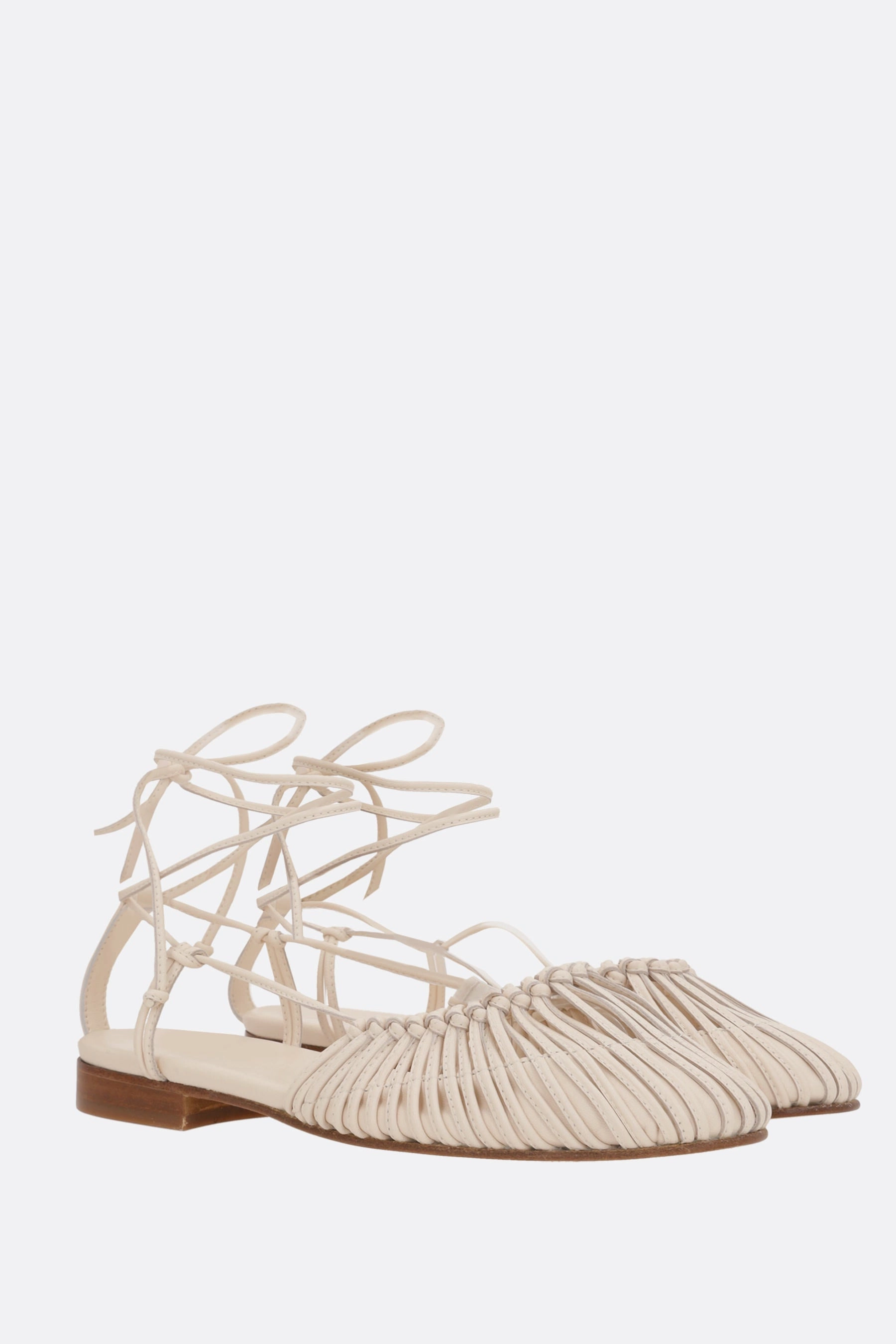 Mantera flat sandals in nappa