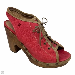 Mariel500 Sandals Heels Platform By Cubanas In Red, Size: 9