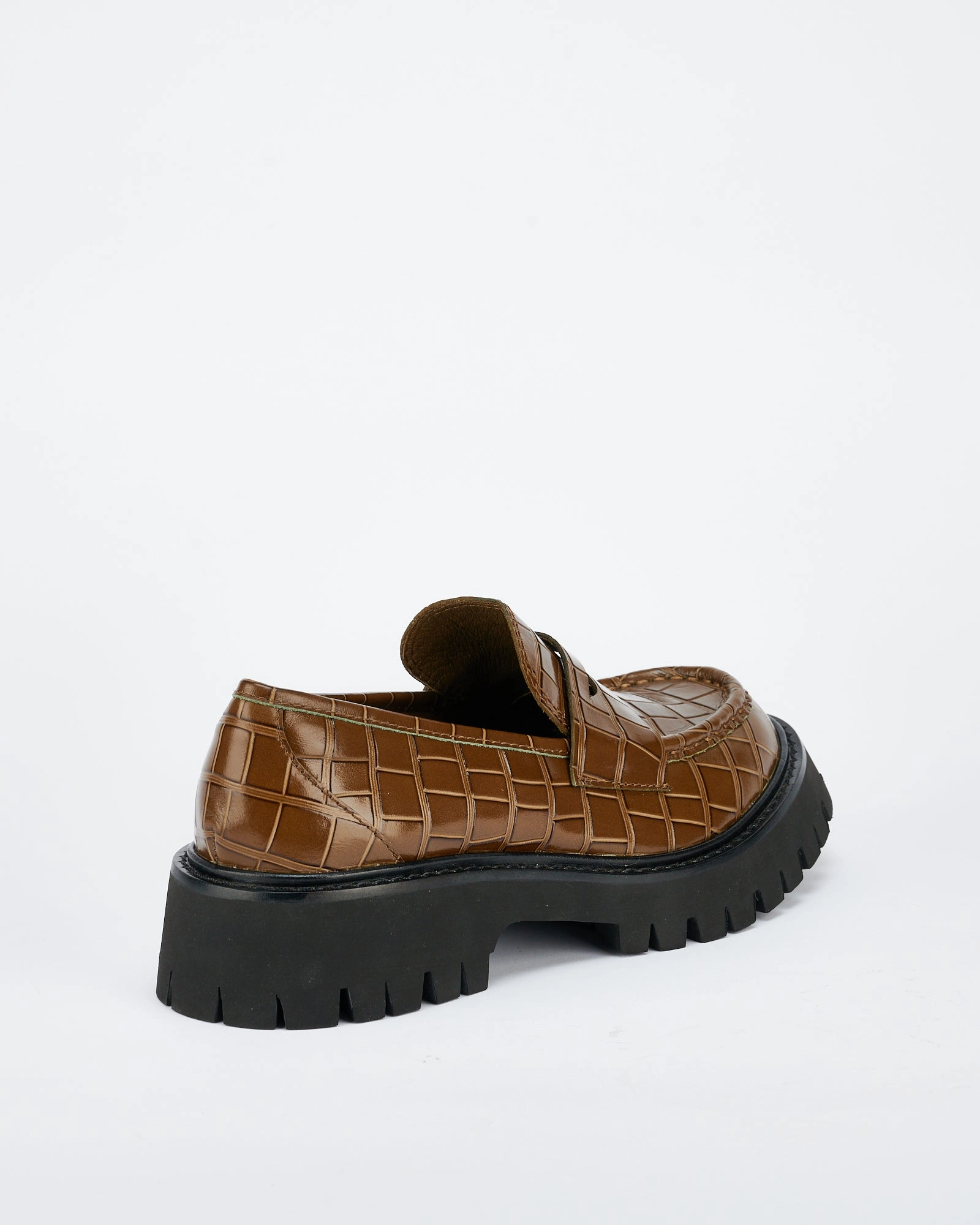 Maritime Loafer Olive Croc