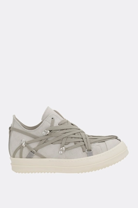 Megalaced suede sneakers