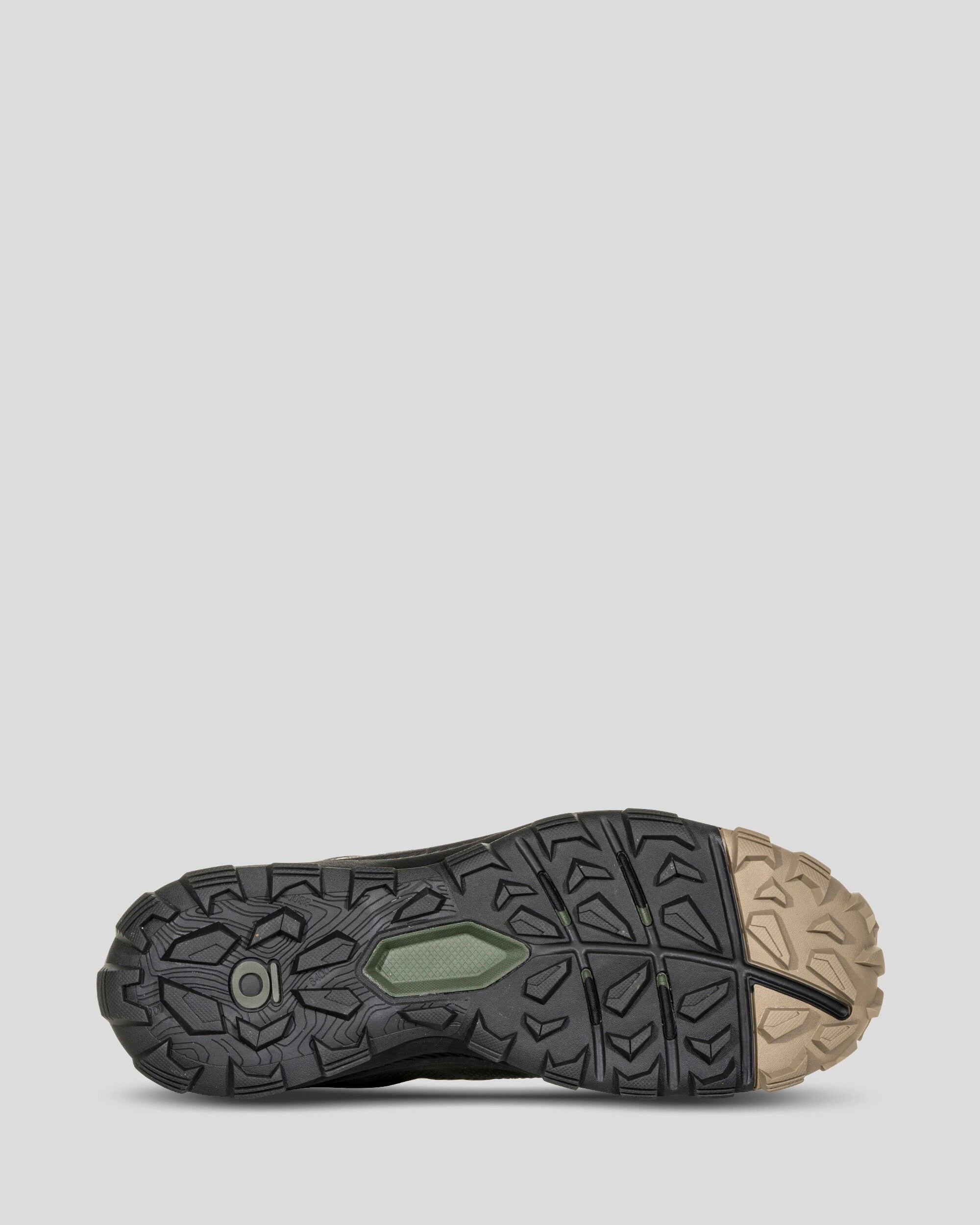 Men's Oboz Katabatic Low Waterproof Hiking Shoes - Evergreen