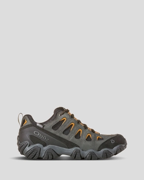 Men's Oboz Sawtooth II Low Waterproof Hiking Shoes - Shadow Burlap