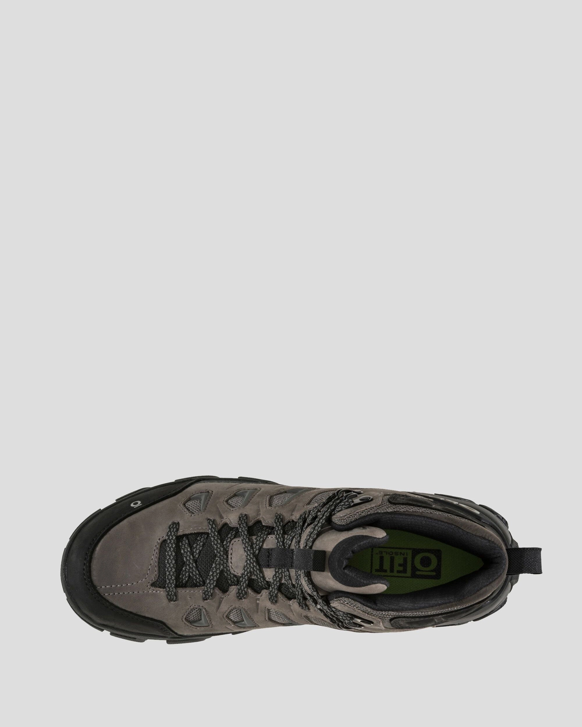 Men's Oboz Sawtooth X Mid B-Dry Wide - Charcoal