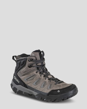 Men's Oboz Sawtooth X Mid B-Dry Wide - Charcoal