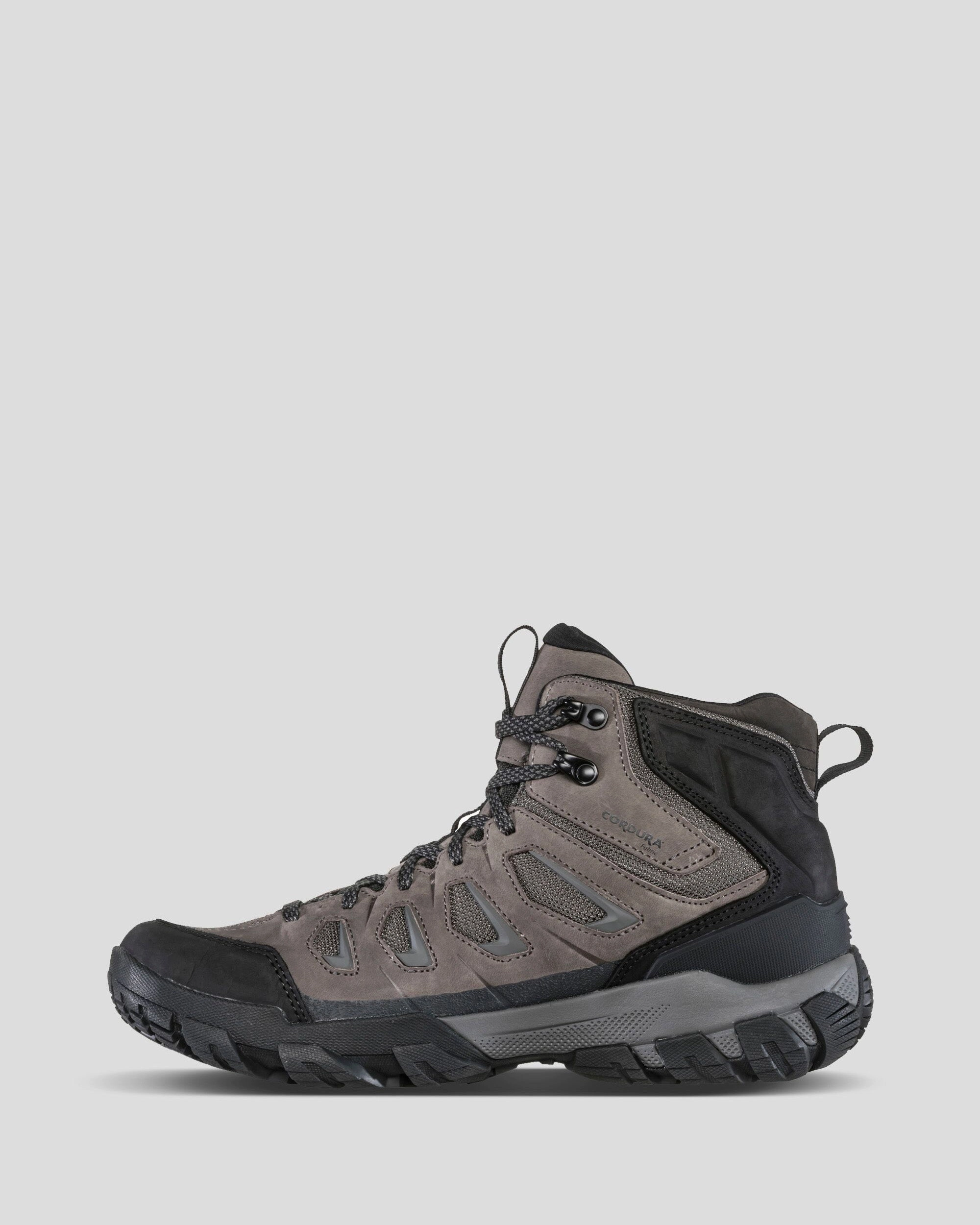 Men's Oboz Sawtooth X Mid B-Dry Wide - Charcoal