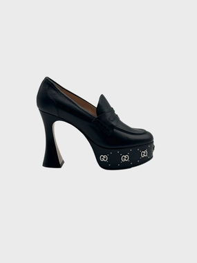 Monogram Plateau Heels