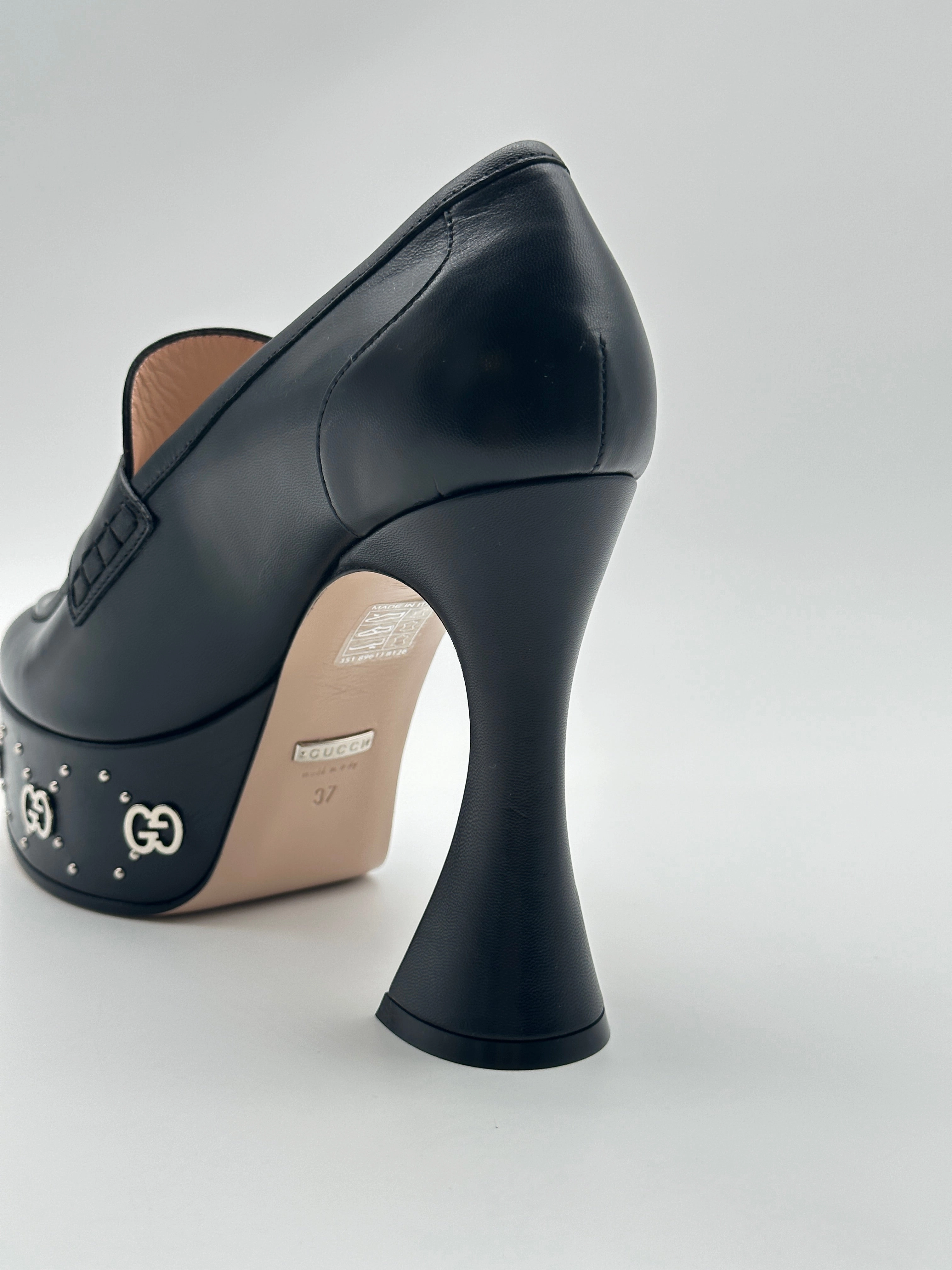 Monogram Plateau Heels