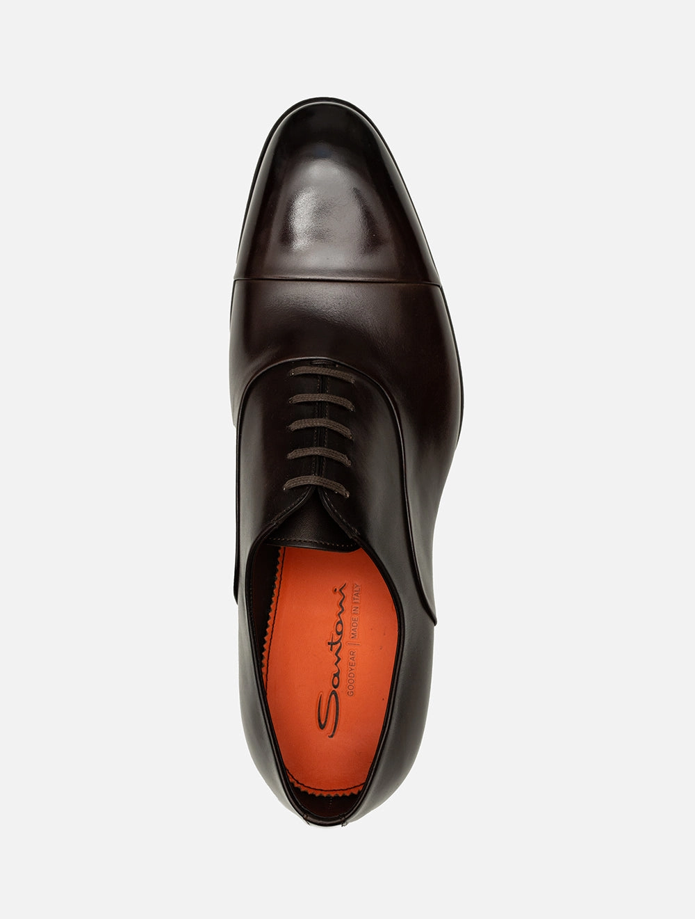 Oxford Toe Cap Shoe Brown