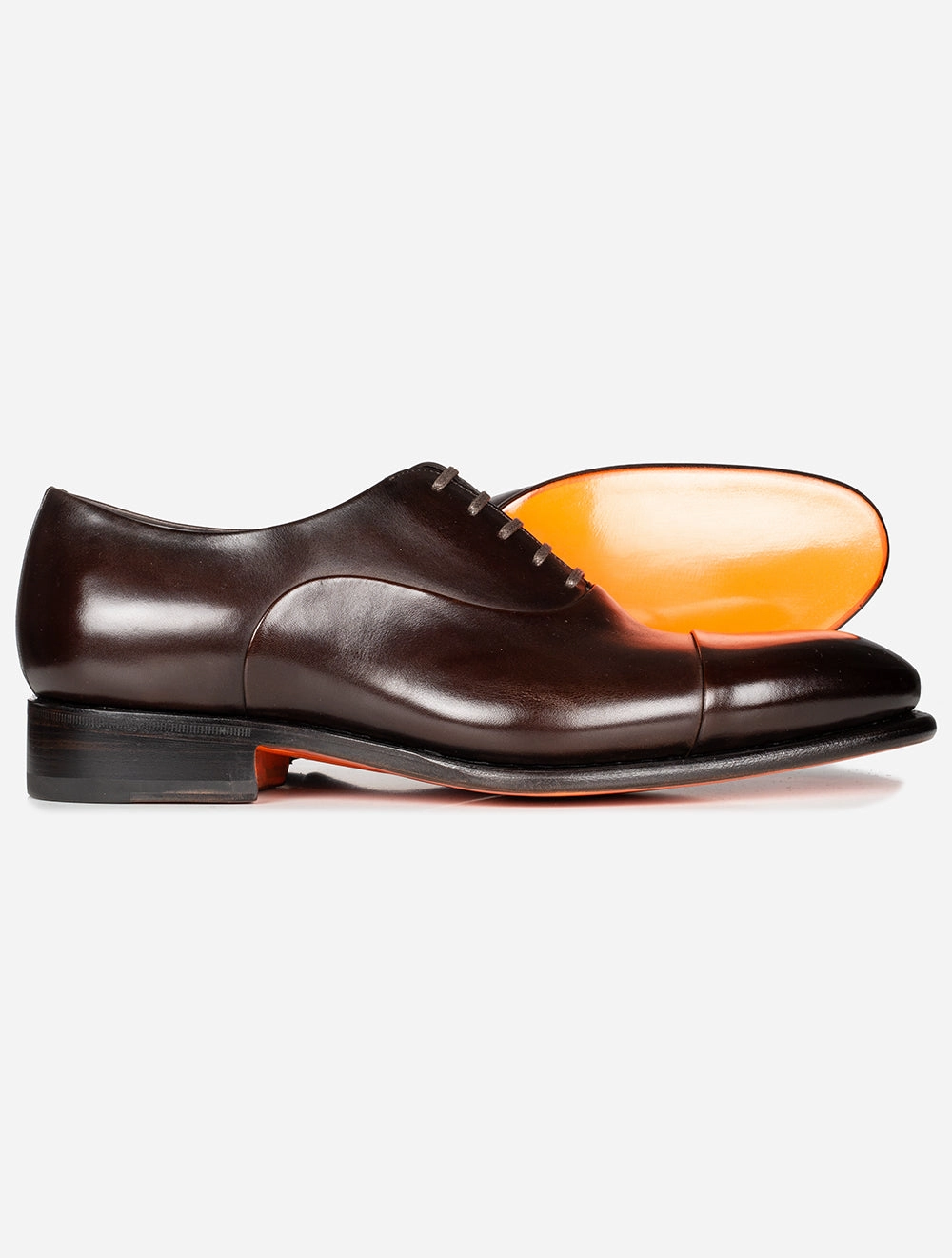 Oxford Toe Cap Shoe Brown