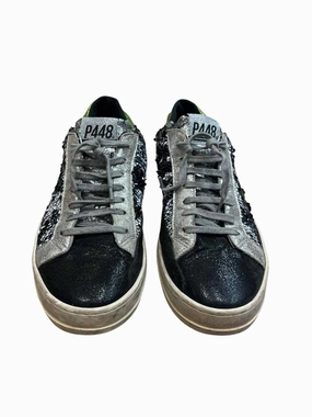 P448 Black and silver Size 39 Sneakers