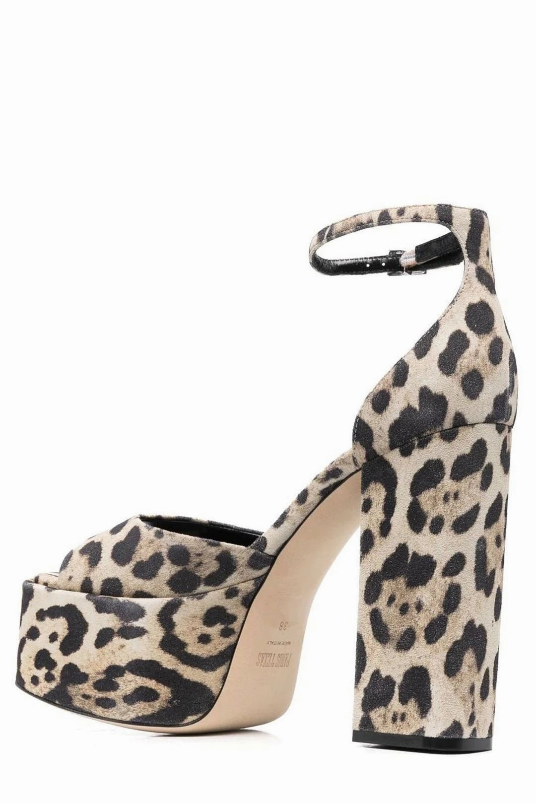 Paris Texas Tatiana Leopard Print Platform Sandals