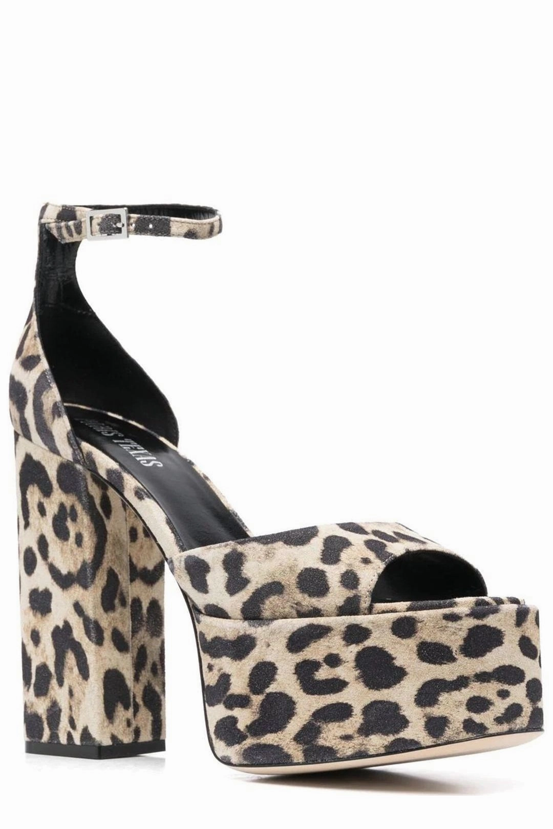 Paris Texas Tatiana Leopard Print Platform Sandals