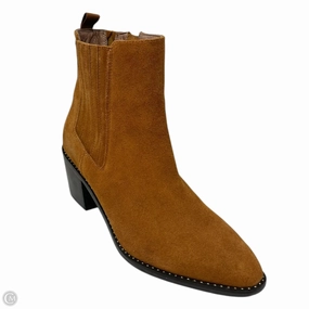 Pippa Suede Ankle Boots By Deltan In Tan, Size: 10