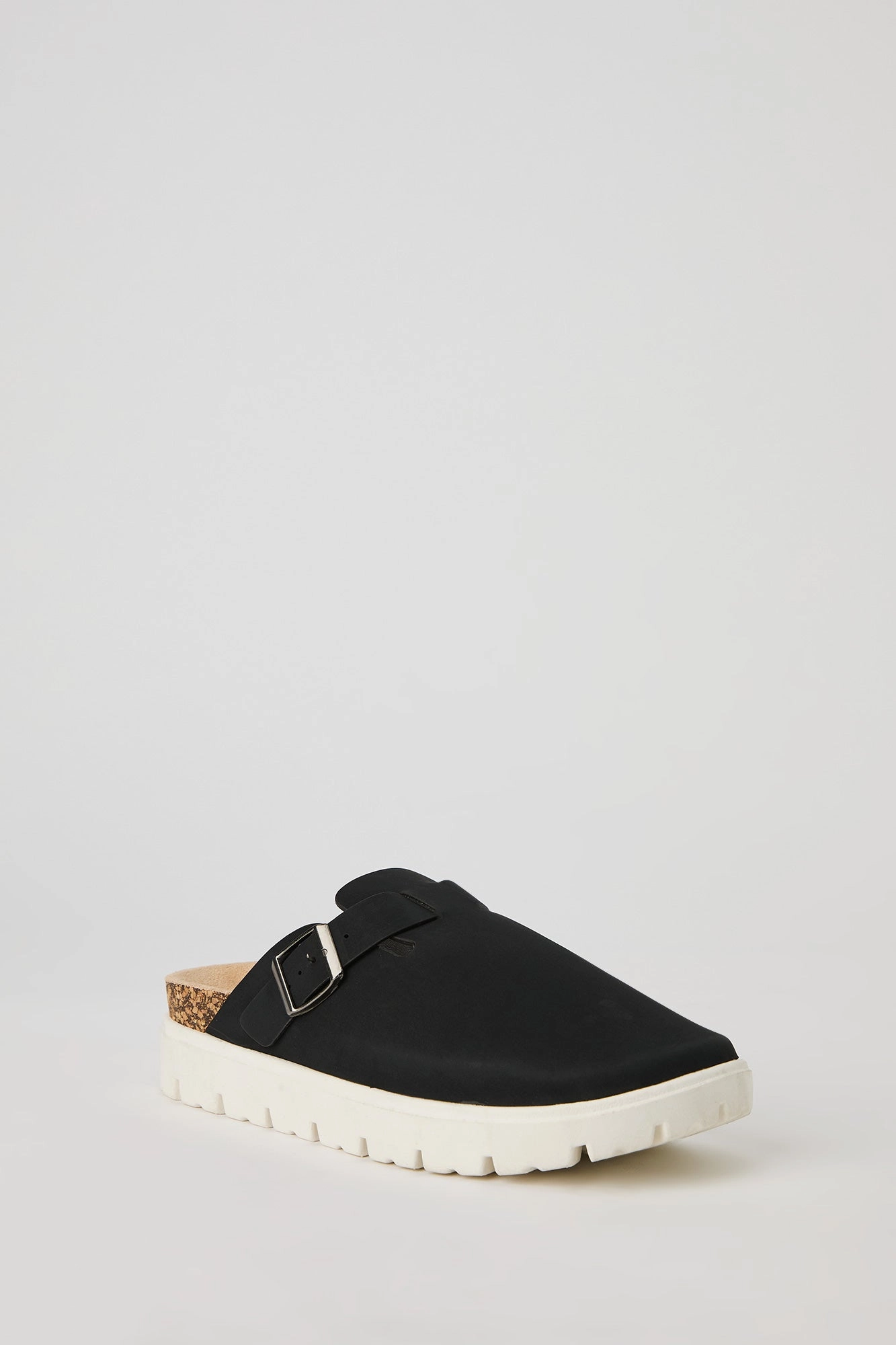Platform Buckle Clog