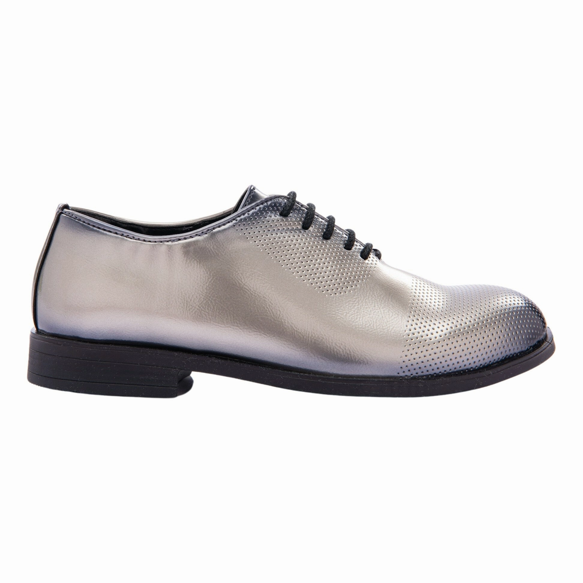 Platinum Closed Lace Dress Shoes