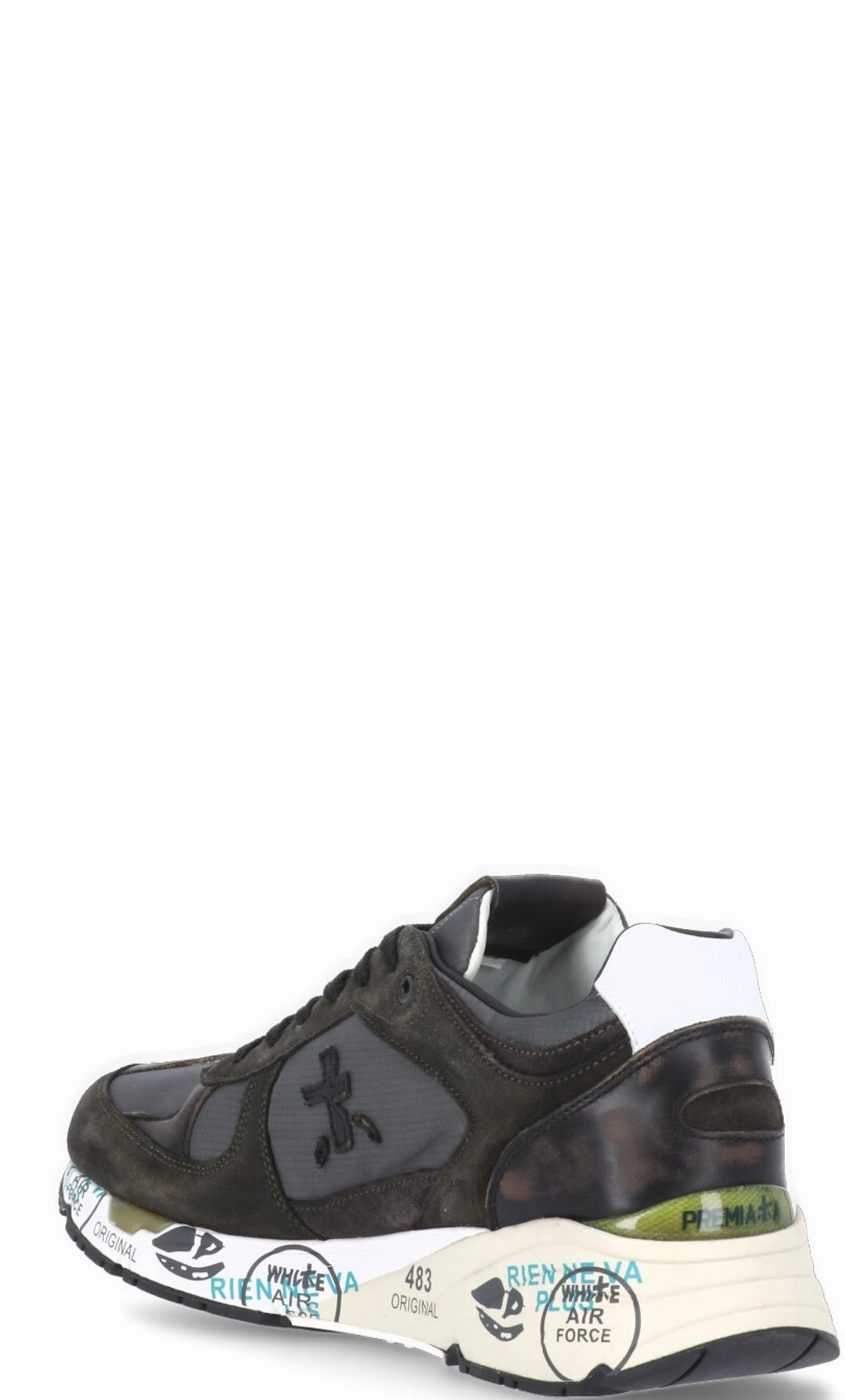 Premiata Mase Patched Low-Top Sneakers