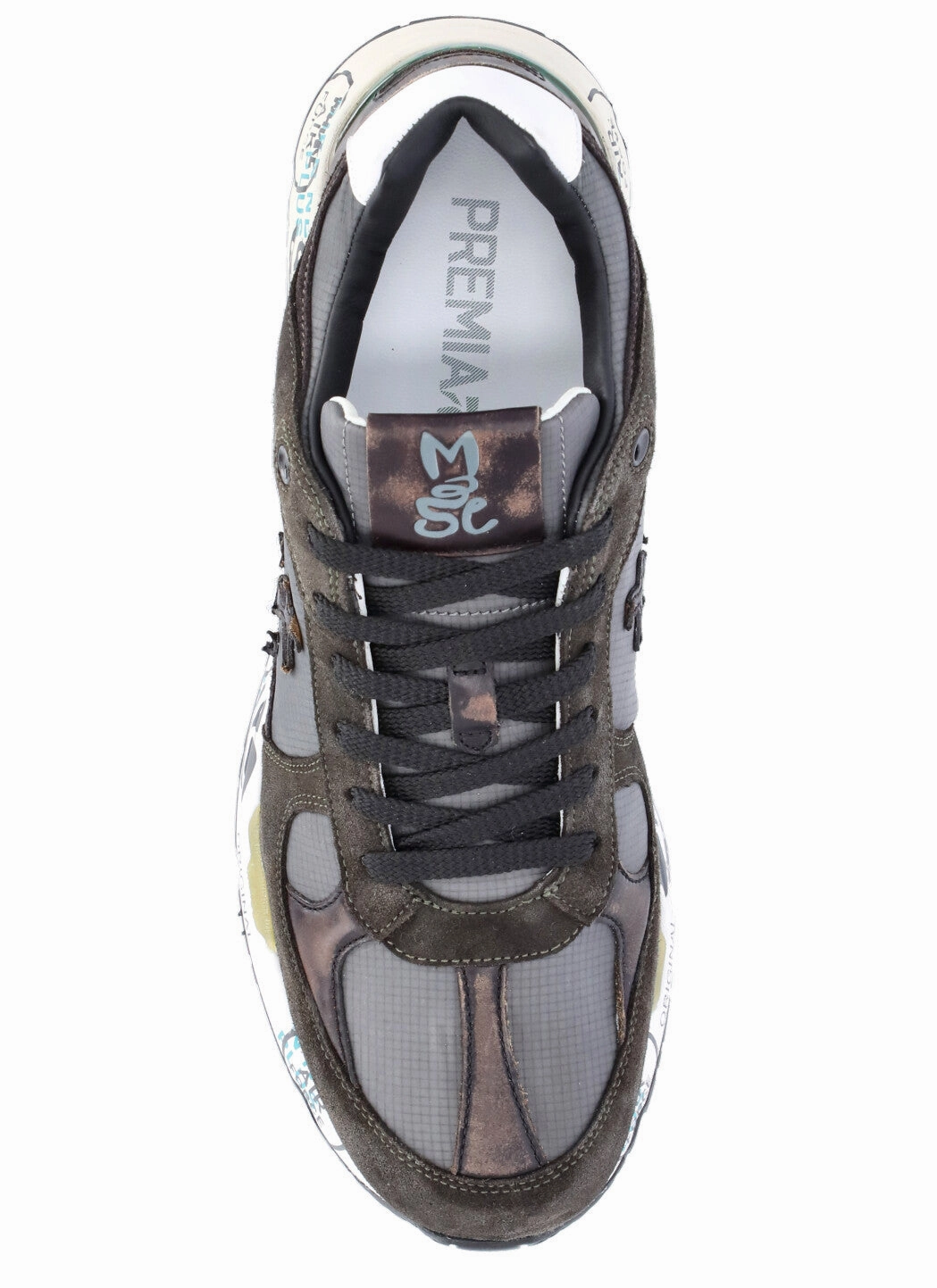 Premiata Mase Patched Low-Top Sneakers