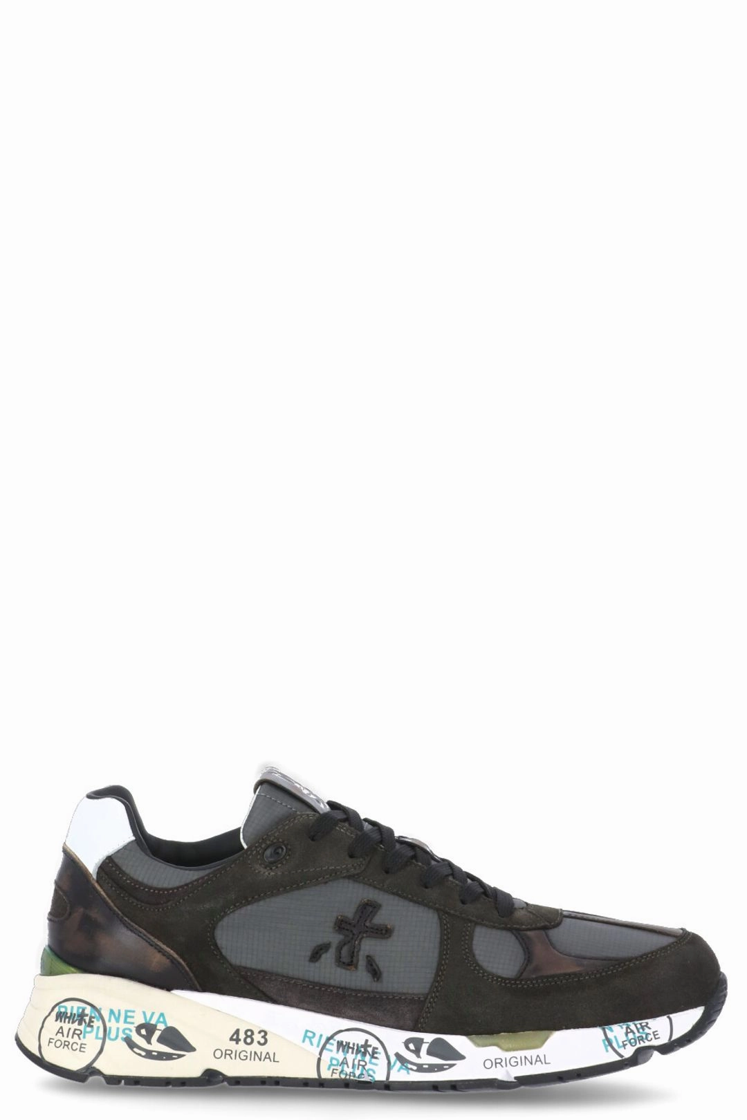 Premiata Mase Patched Low-Top Sneakers
