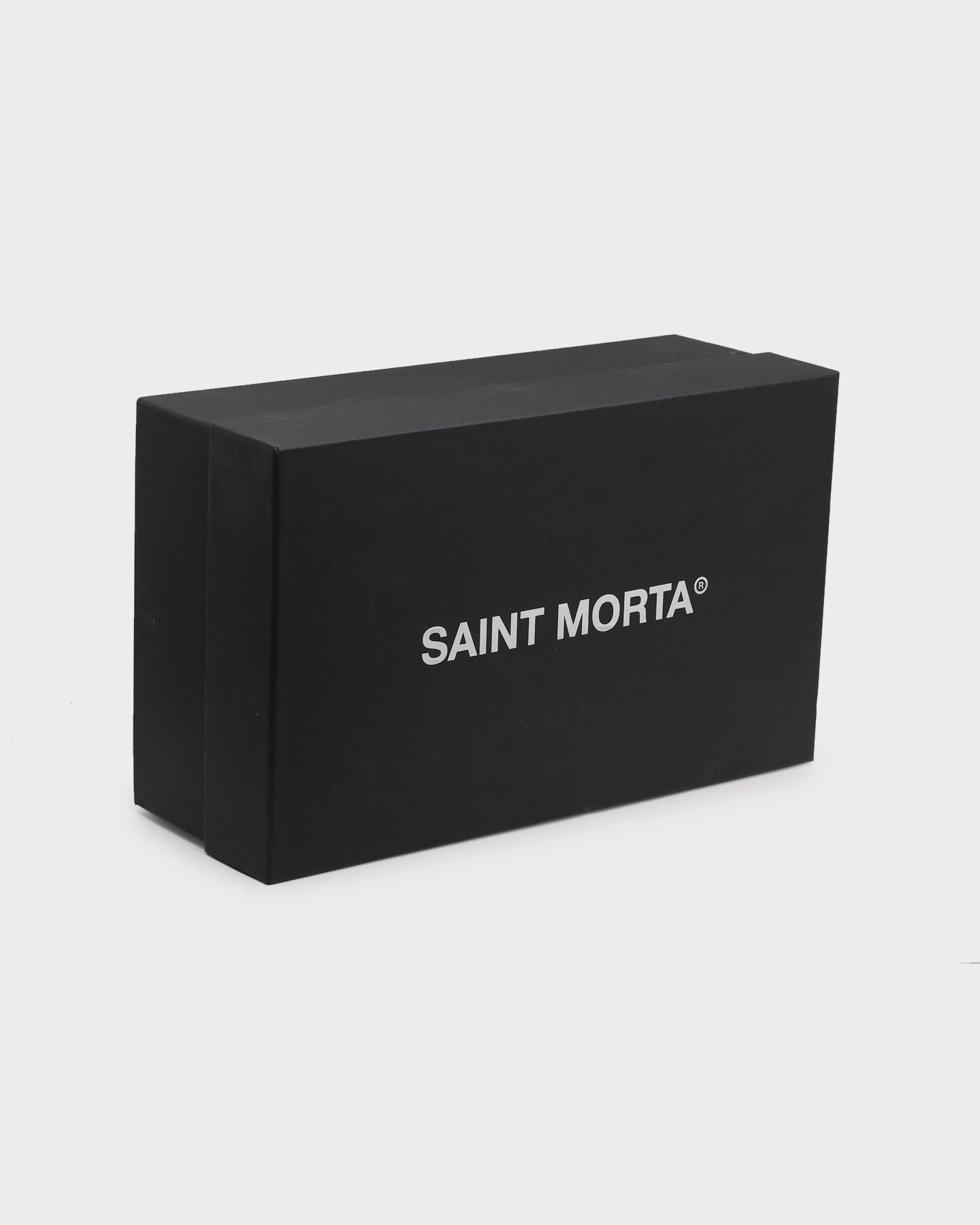 Saint Morta Hemisphere Suede Slip On Loafer Black/White