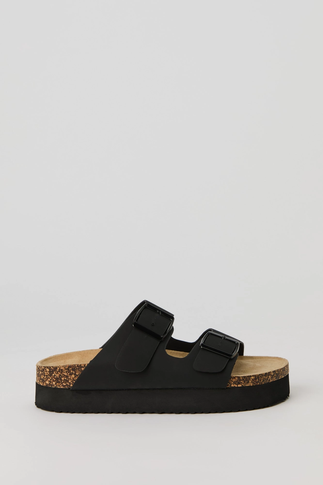 Sandales plateforme avec boucles doubles