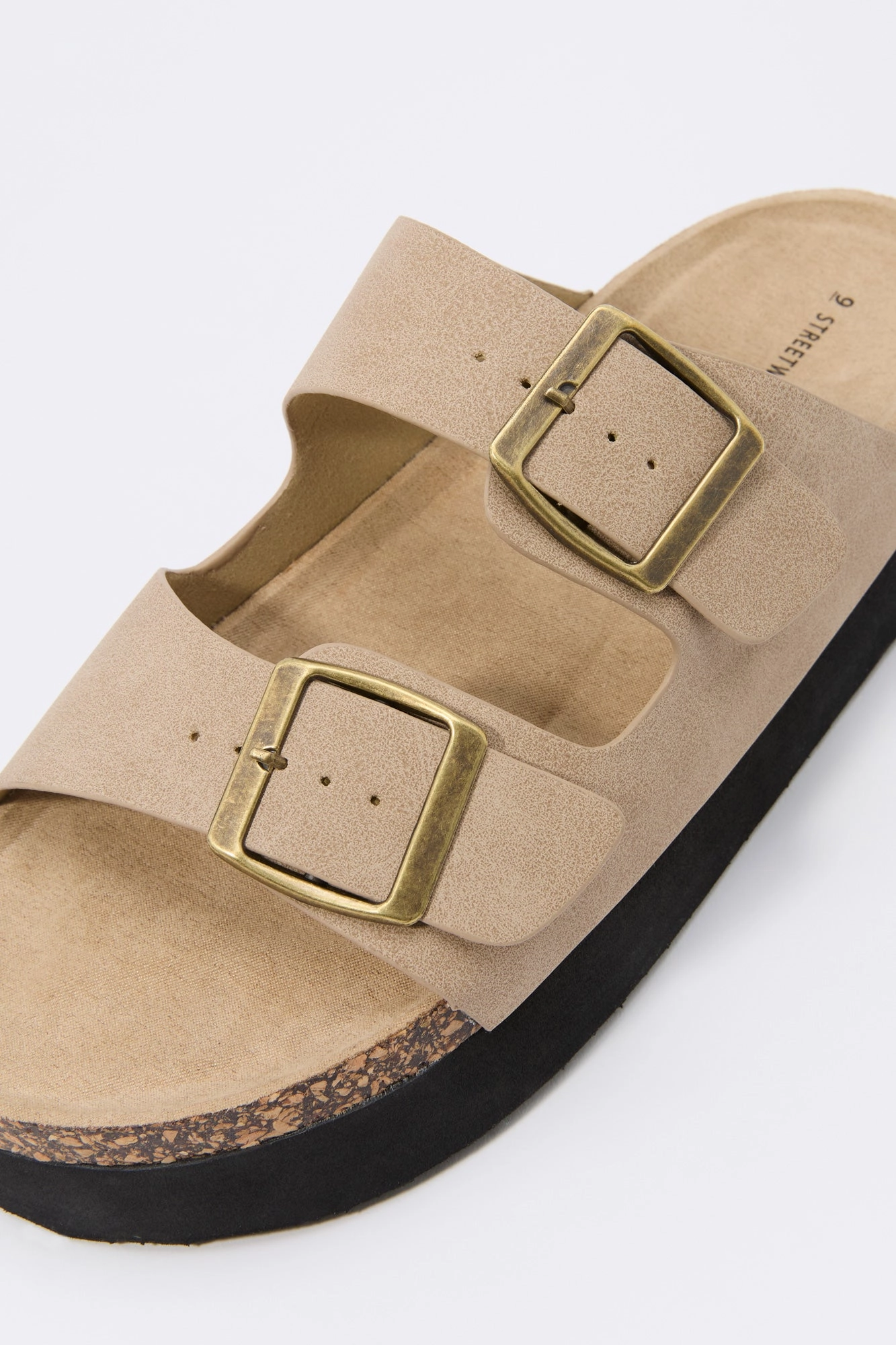 Sandales plateforme avec boucles doubles