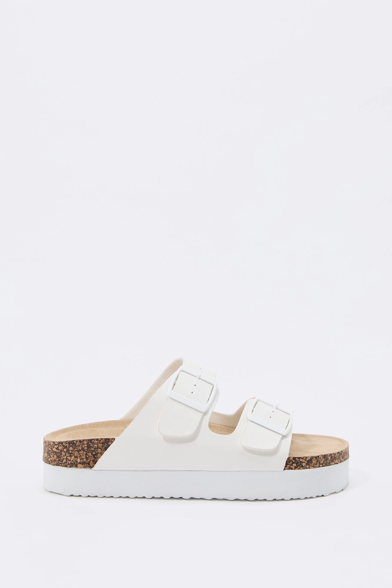 Sandales plateforme avec boucles doubles