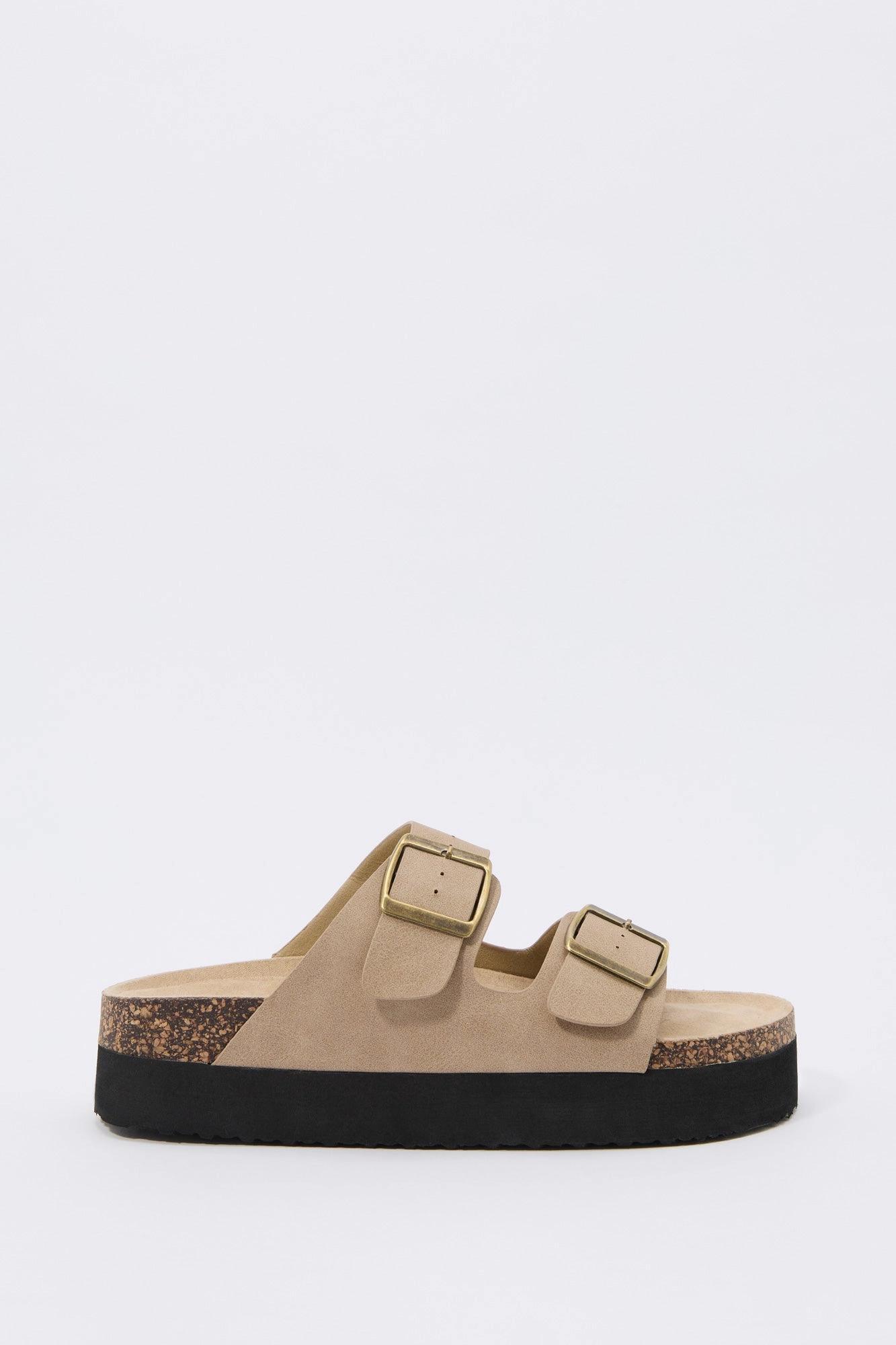 Sandales plateforme avec boucles doubles