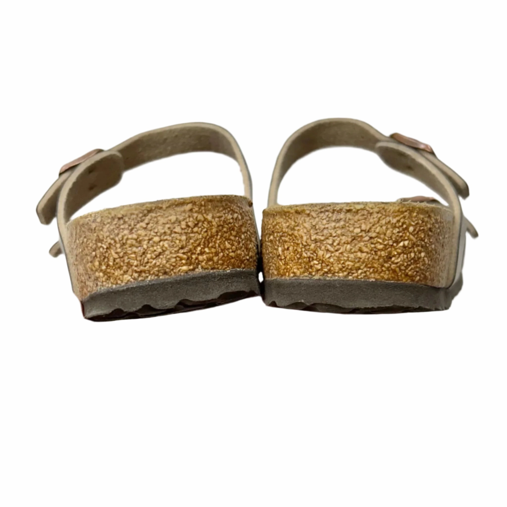 Sandals Flats By Birkenstock In Tan, Size: 6