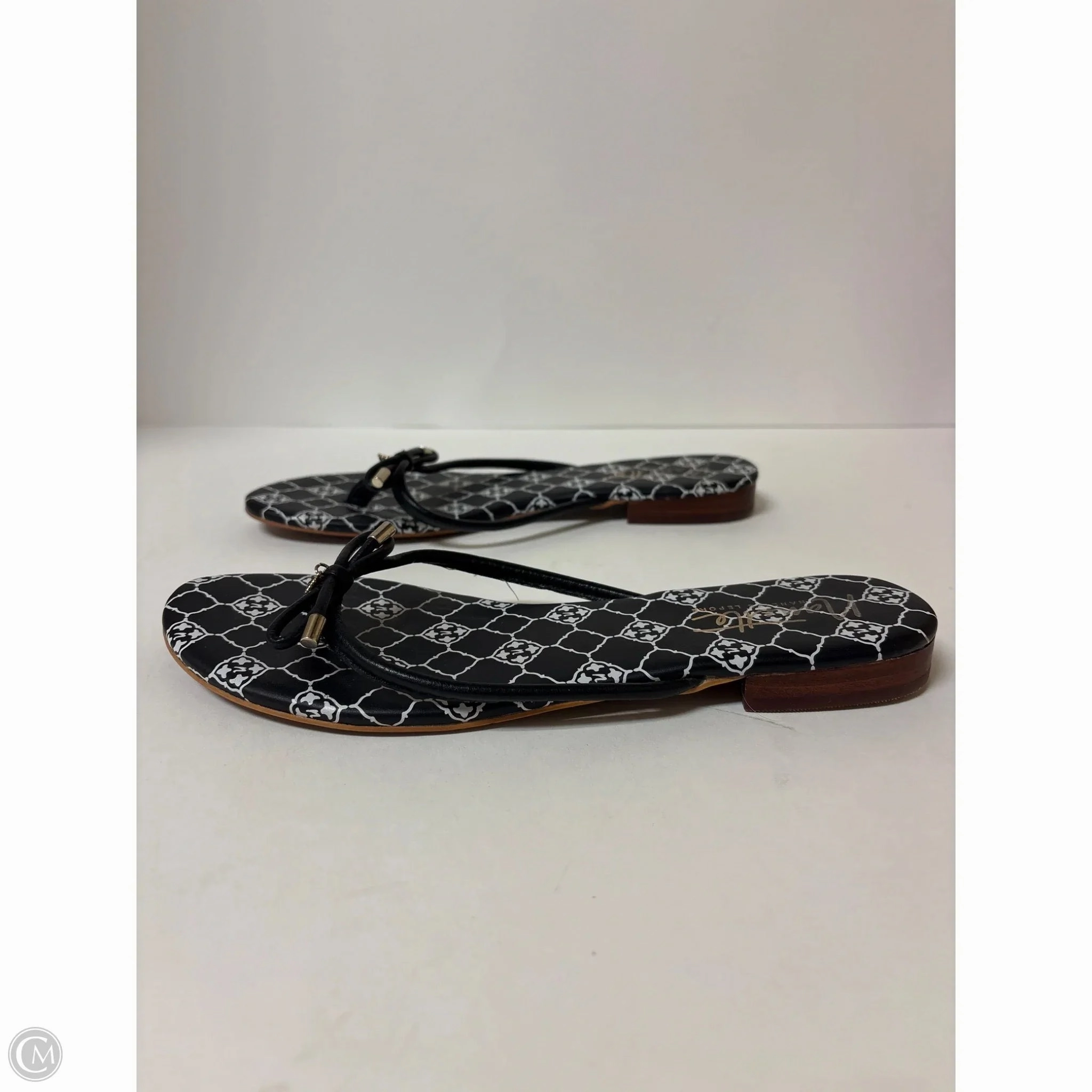 Sandals Flats By Nanette By Nanette Lepore In Black, Size: 9.5