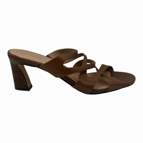 Sandals Heels Block By Cole-Haan In Brown, Size:10