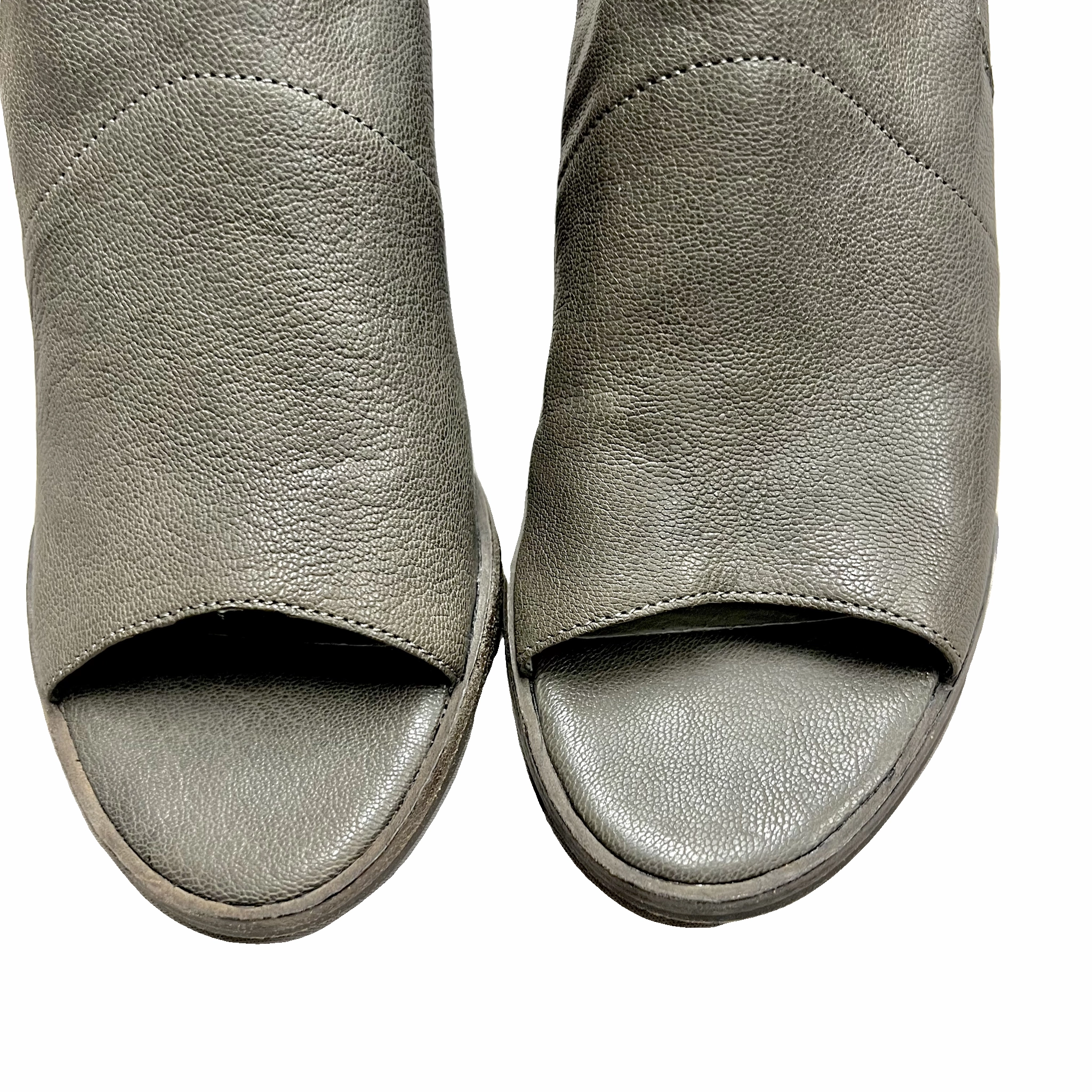 Sandals Heels Block By Eileen Fisher In Grey, Size: 8