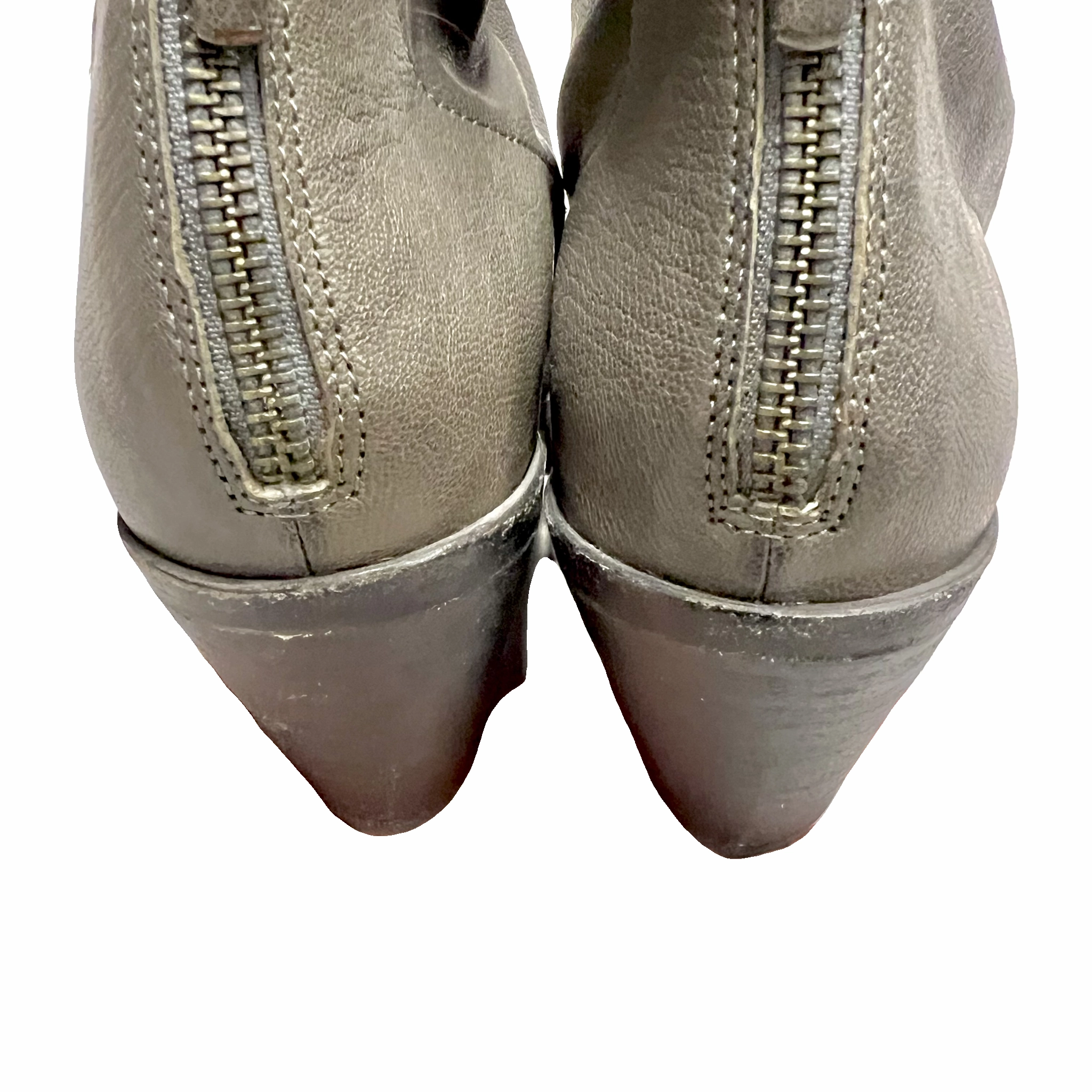 Sandals Heels Block By Eileen Fisher In Grey, Size: 8