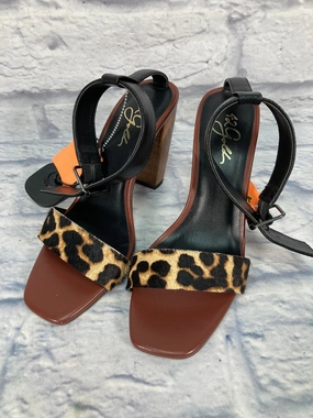 Sandals Heels Block By Nordstrom In Brown, Size: 7.5