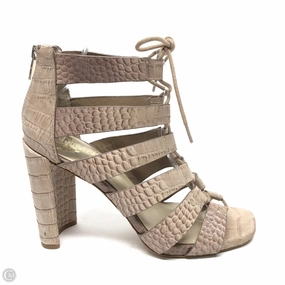 Sandals Heels Block By Vince Camuto In Mauve, Size: 8.5