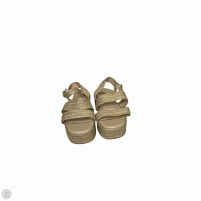 Sandals Heels Platform By Bamboo In Tan, Size: 6.5